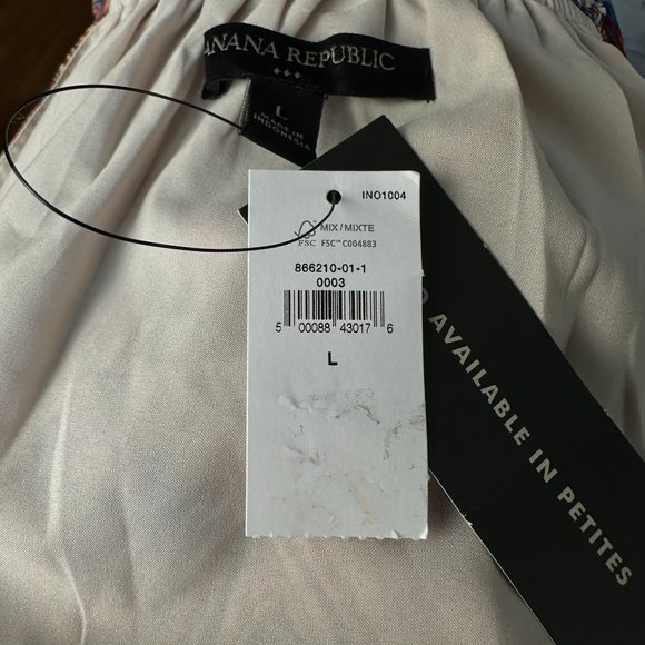 Banana Republic Women's‎ Cross-Back Camisole Blouse, Size Large, Almond Amaretto - Picture 8 of 9